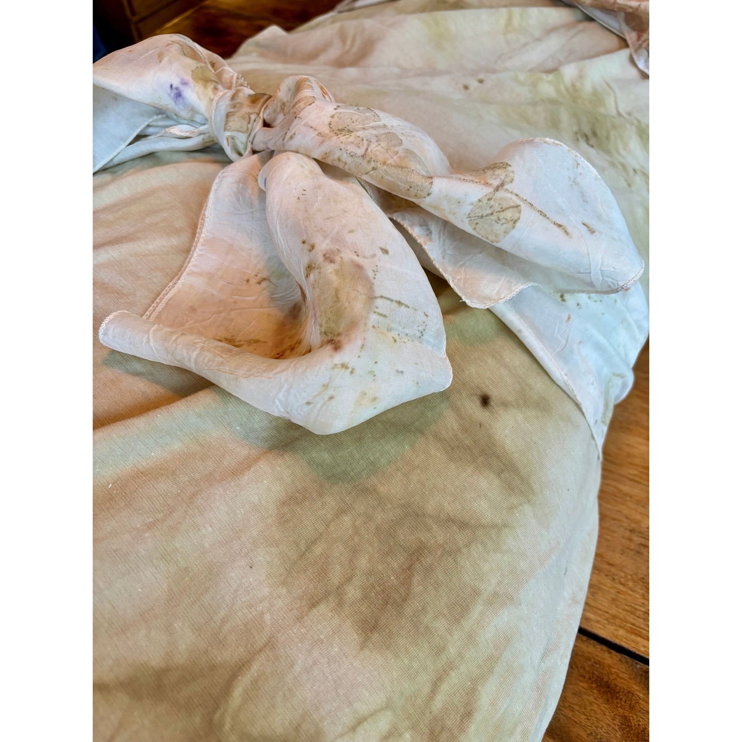 Botanica Collection – Leaf-Dyed Hemp Burial Shroud | Sanctum Shrouds