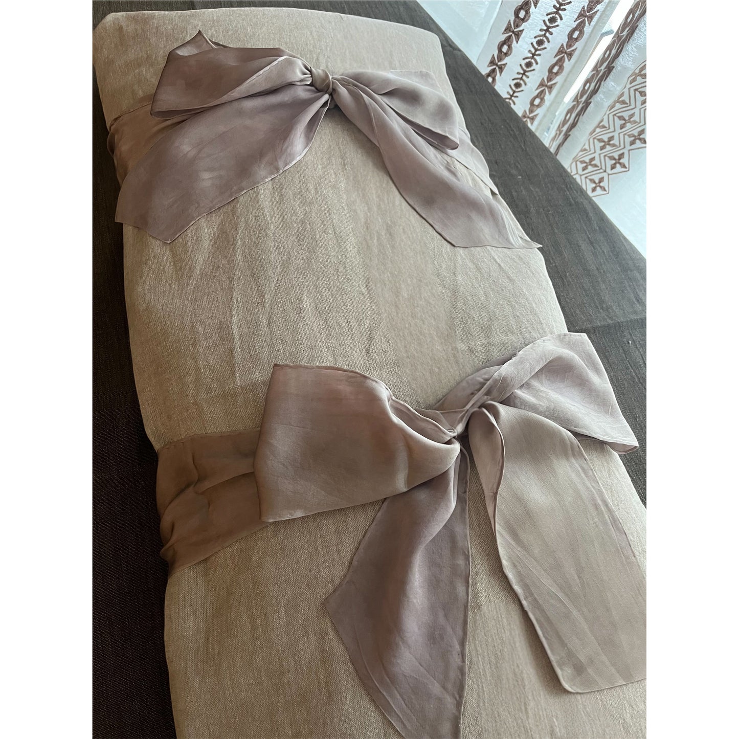 Stone Linen Lavender Silk Shroud