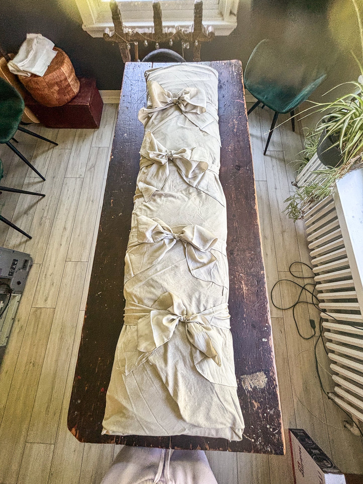 Botanica Collection – Rusted Tea Burial Shroud | Sanctum Shrouds