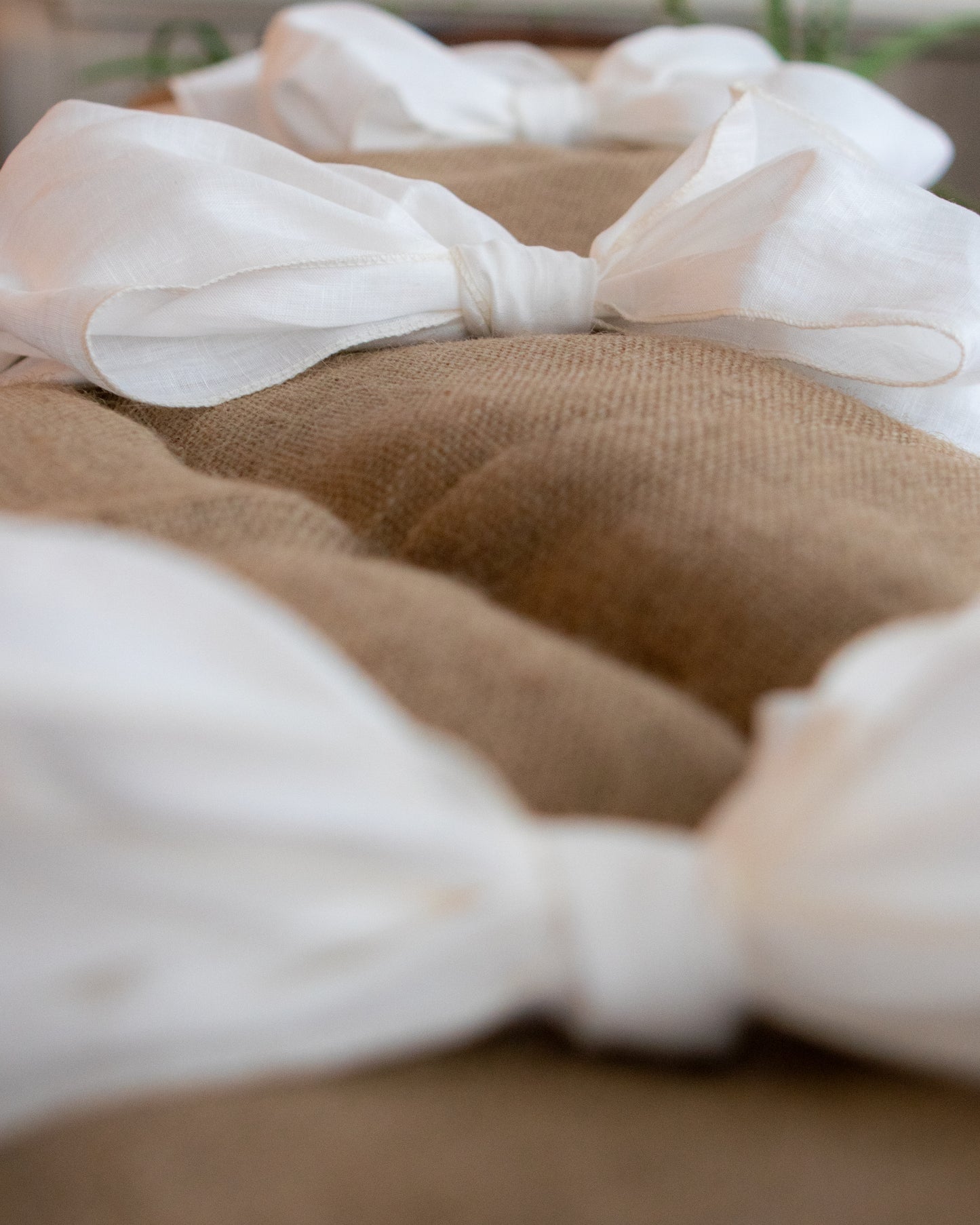 SANCTUM jute burlap shroud