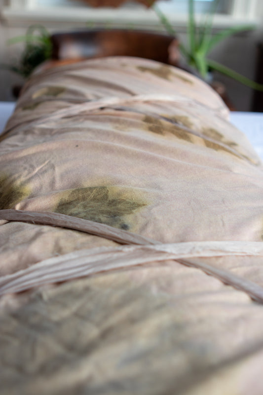 Burial shroud can be used for home funerals