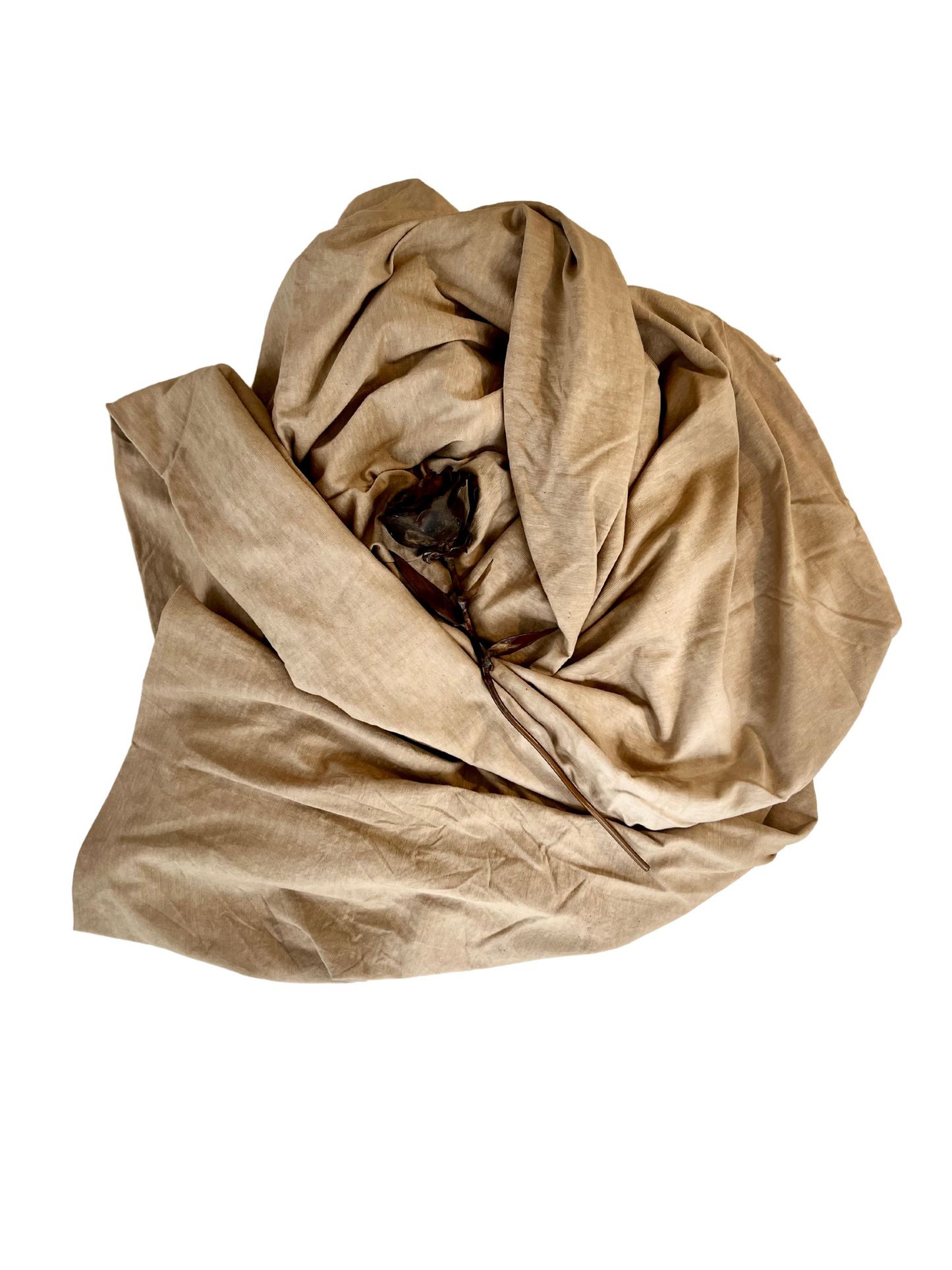 Moonbeam Pet shroud - hemp/cotton jersey, black walnut dye