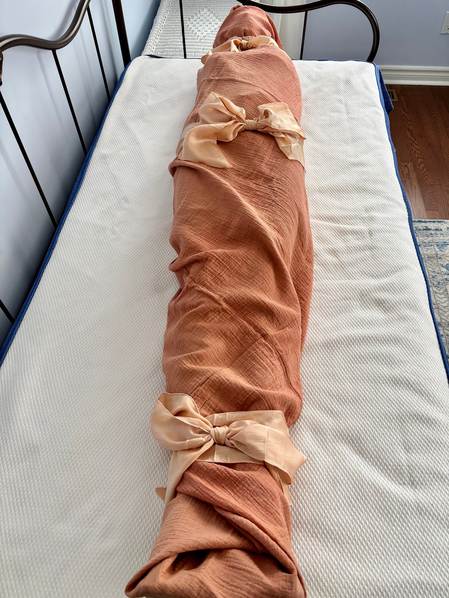 Botanica Collection – Organic Cotton Cutch-Dyed Shroud | Sanctum Shrouds