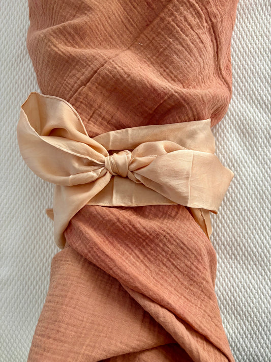 Botanica Collection – Organic Cotton Cutch-Dyed Shroud | Sanctum Shrouds