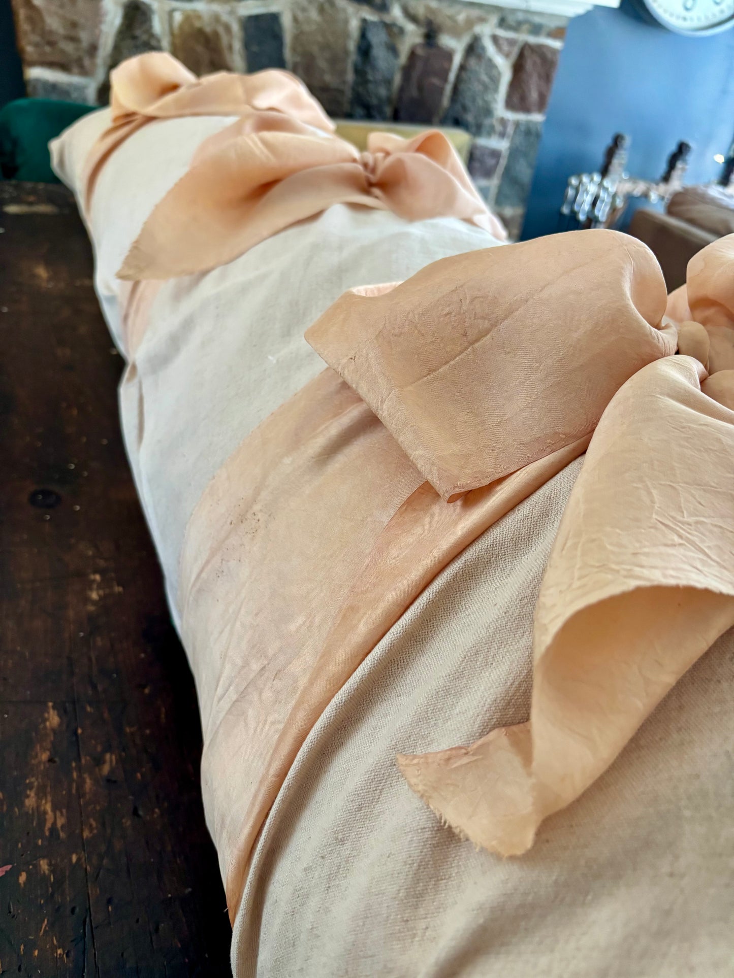 Botanica Collection – Cotton/Linen Pomegranate Sumac Shroud | Sanctum Shrouds