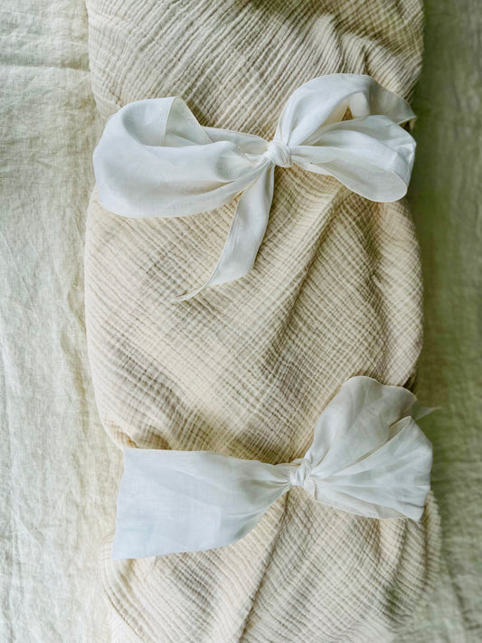 SANCTUM 4-layer gauzed cotton muslin shroud - UNDYED