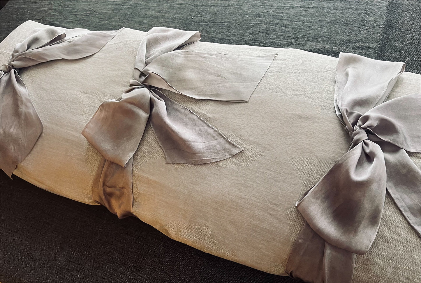 Lino Collection – Stone Linen Silk Burial Shroud | Sanctum Shrouds