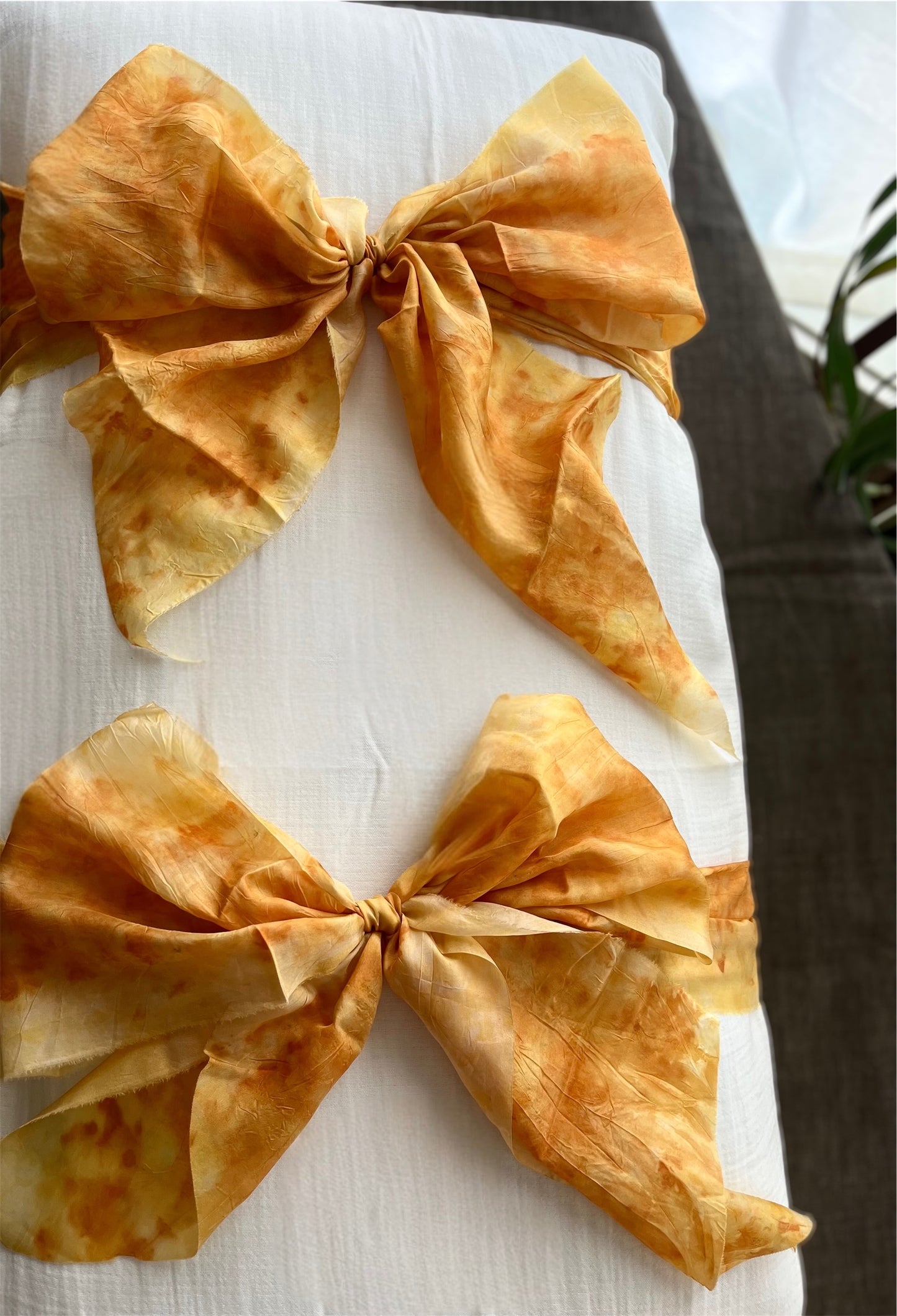 Botanica Collection – Organic Cotton Silk Floral Shroud (Yellow) | Sanctum Shrouds