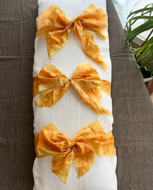 Botanica Collection – Organic Cotton Silk Floral Shroud (Yellow) | Sanctum Shrouds