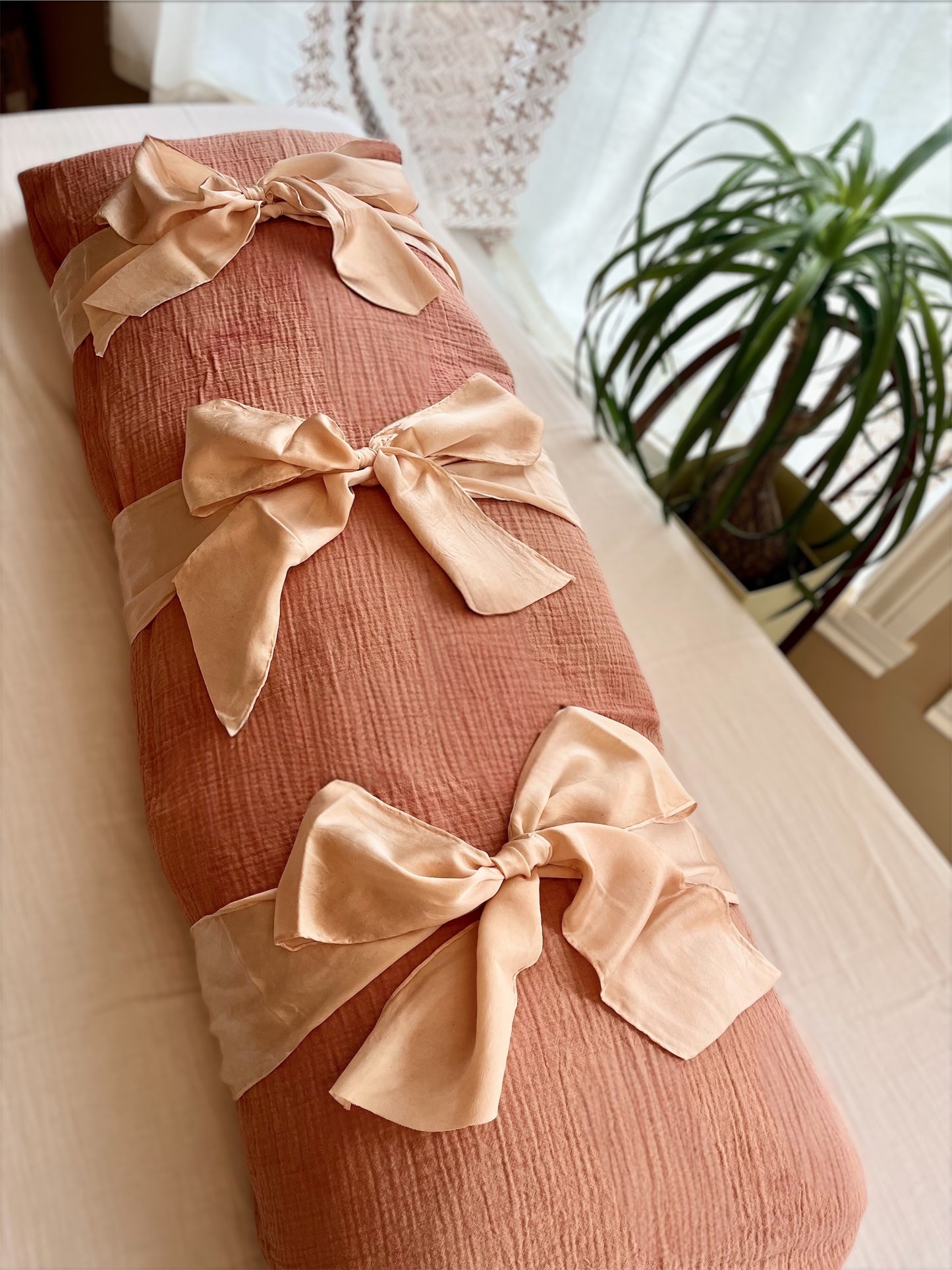 Botanica Collection – Organic Cotton Cutch-Dyed Shroud | Sanctum Shrouds