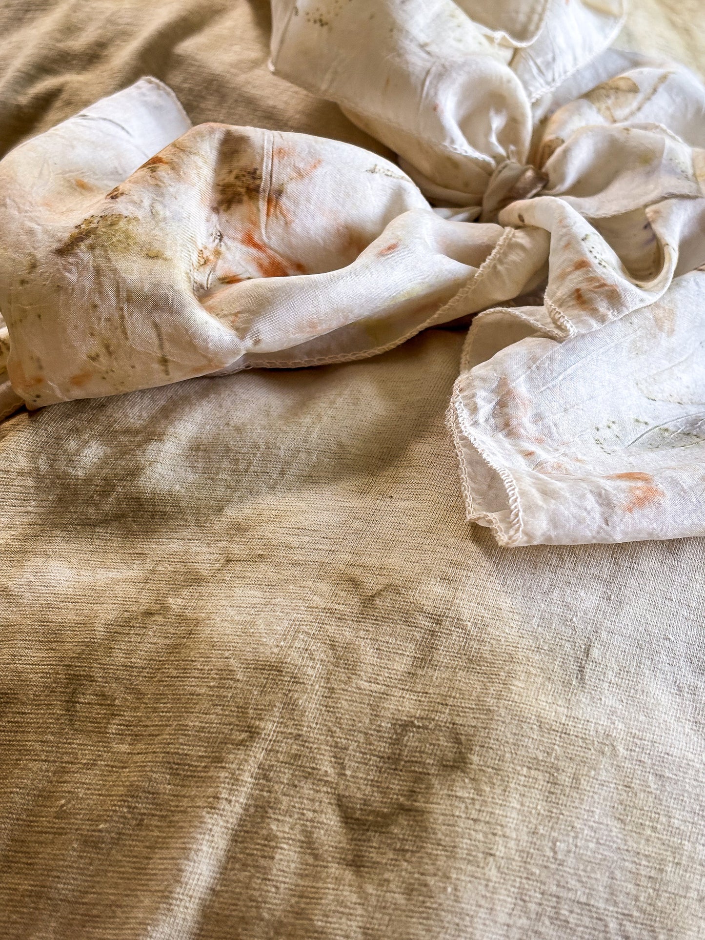 Botanica Collection – Leaf-Dyed Hemp Burial Shroud | Sanctum Shrouds