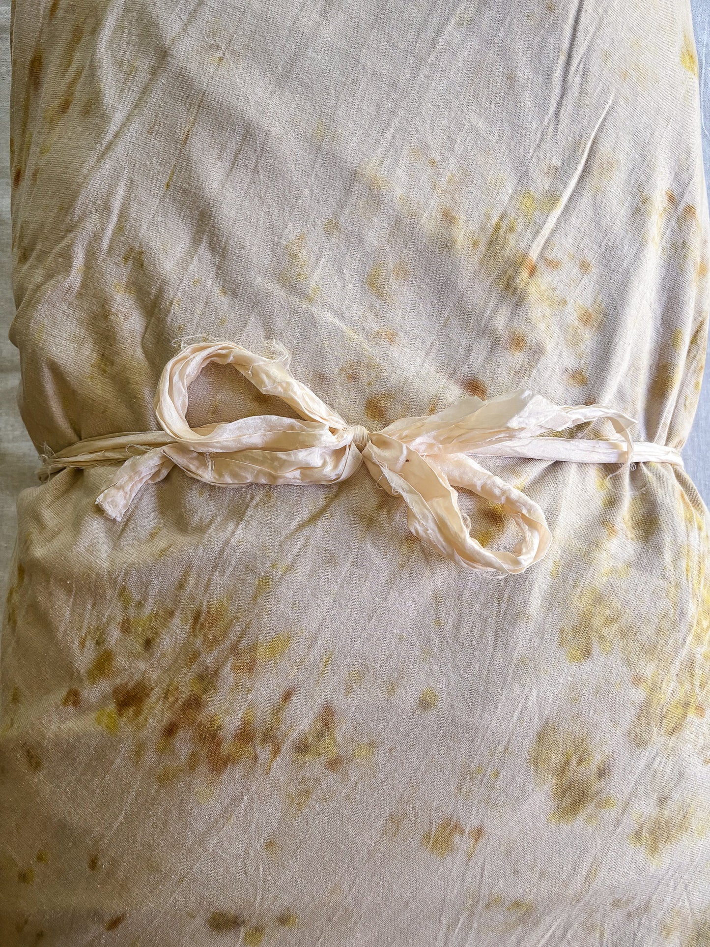 Botanica Burial Shroud – Eco-Dyed Floral Hemp | Sanctum Shrouds