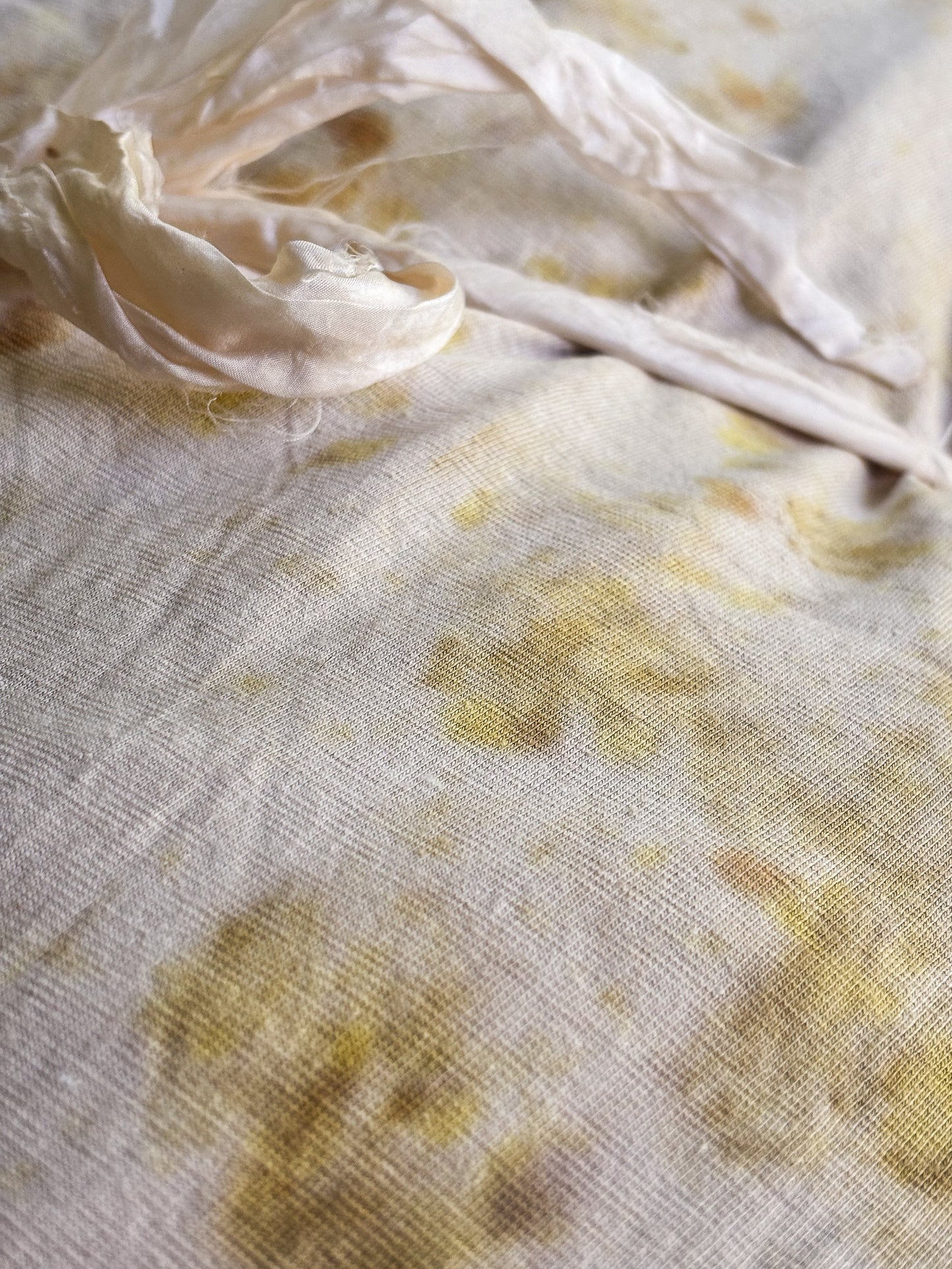 Botanica Burial Shroud – Eco-Dyed Floral Hemp | Sanctum Shrouds