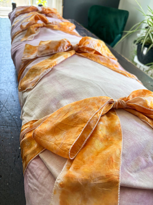 Botanica Collection – Cochineal-Dyed Hemp Jersey Burial Shroud | Sanctum Shrouds