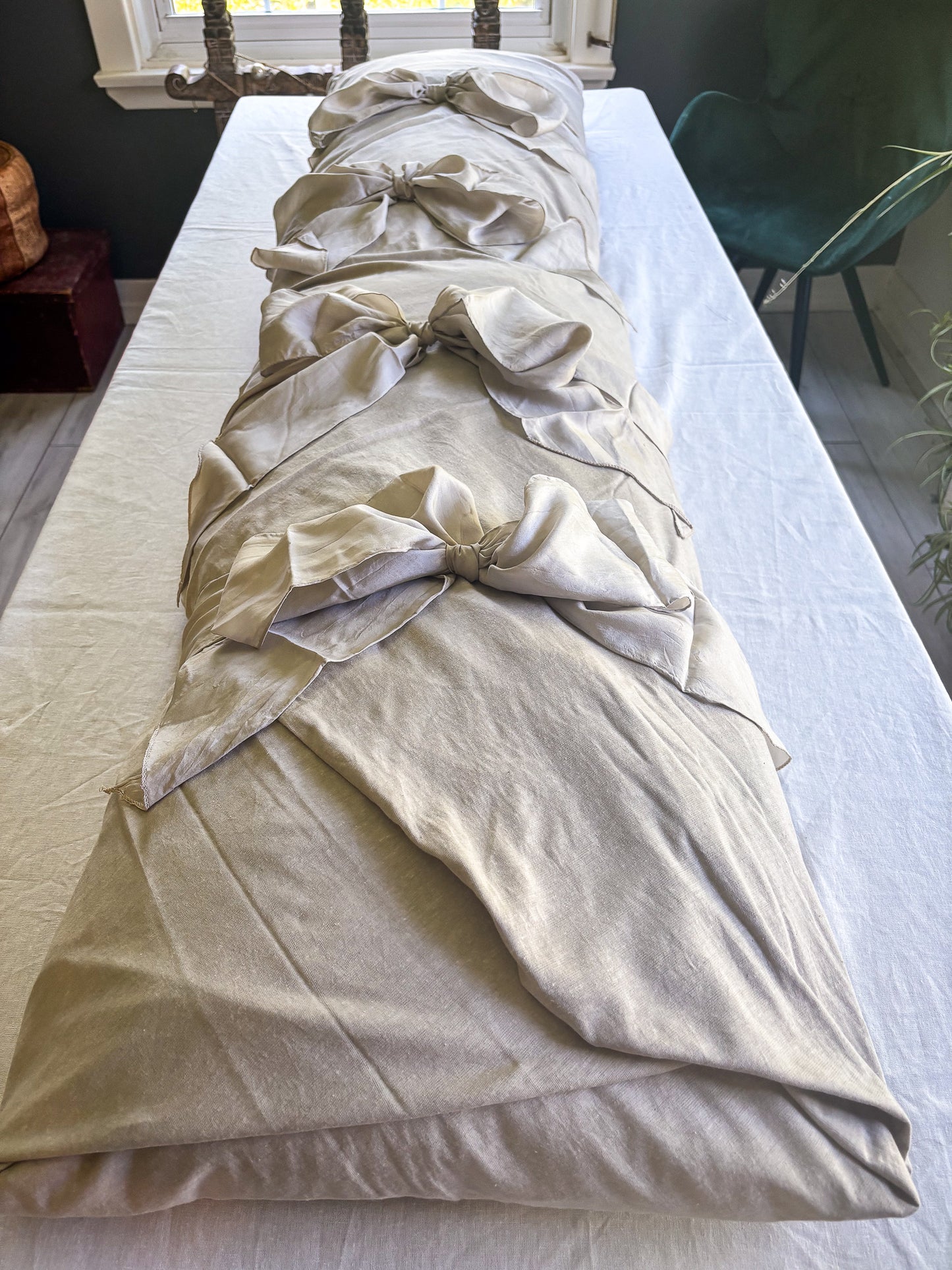 Botanica Collection – Yarrow Leaves Burial Shroud | Sanctum Shrouds