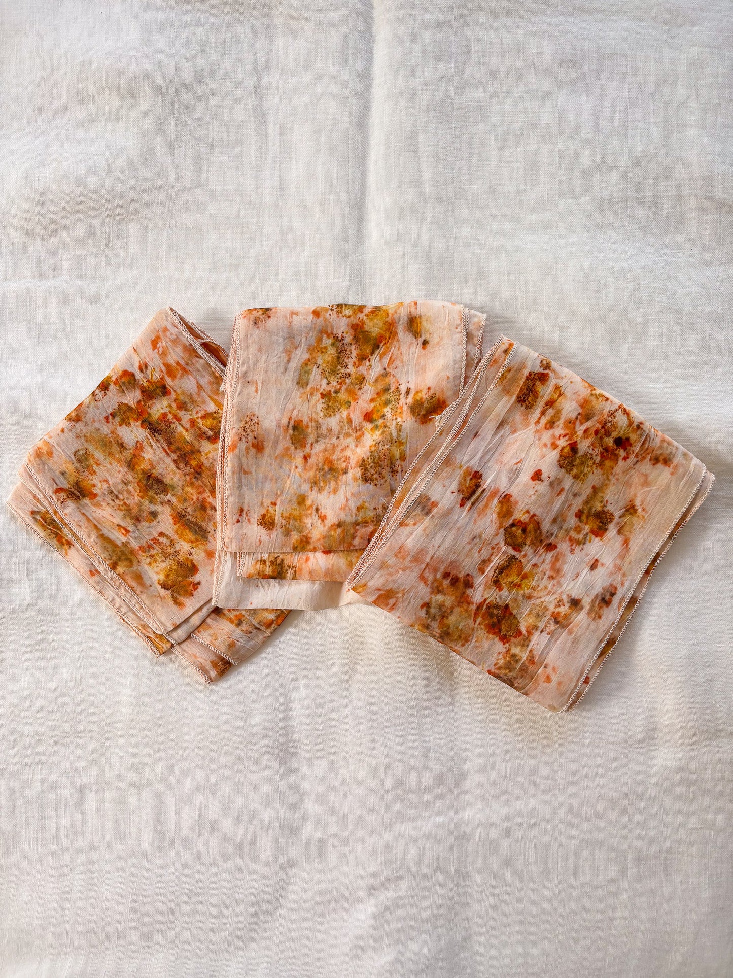 Lino Collection – Cream Floral Linen Burial Shroud | Sanctum Shrouds