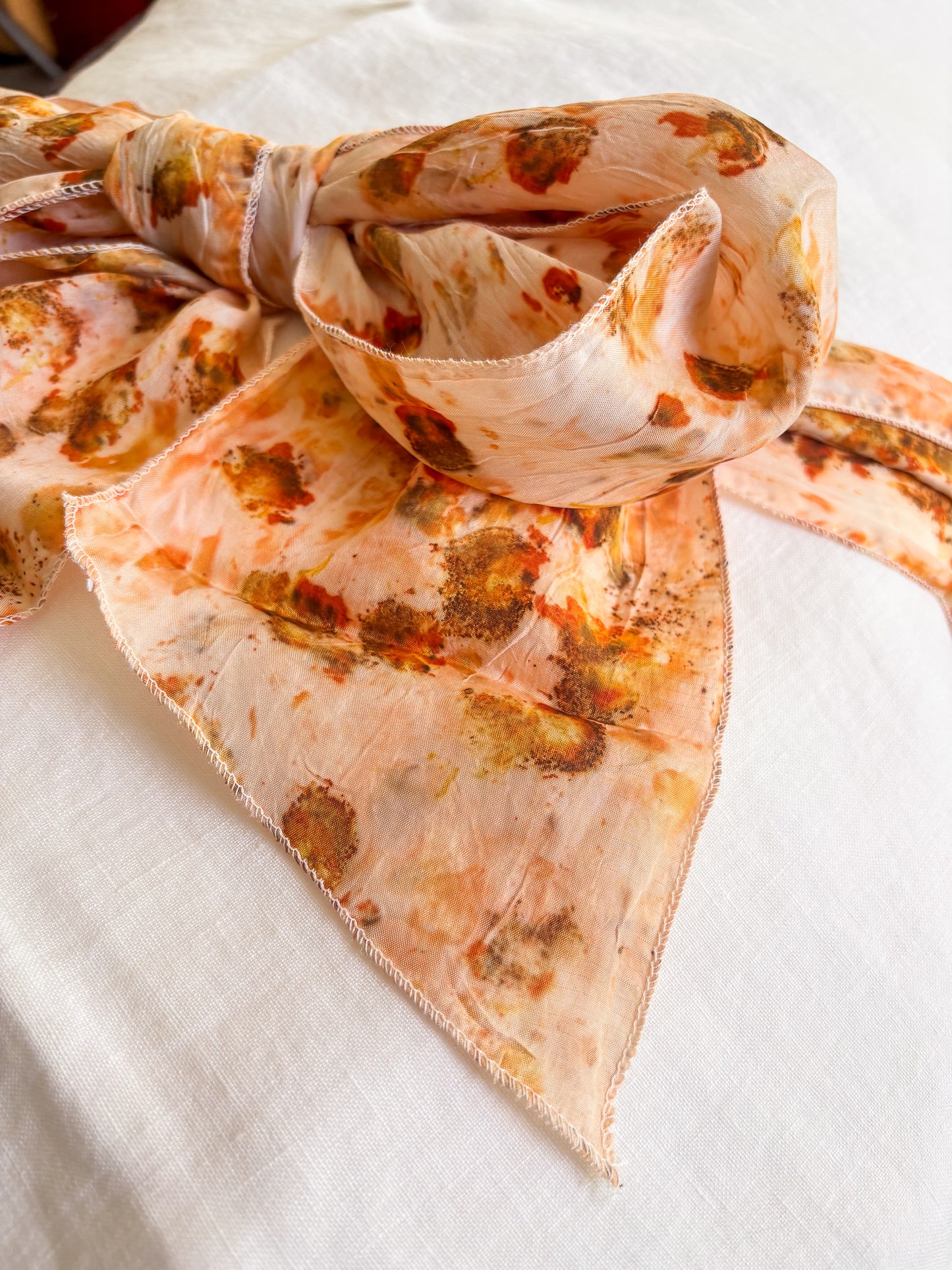 Lino Collection – Cream Floral Linen Burial Shroud | Sanctum Shrouds