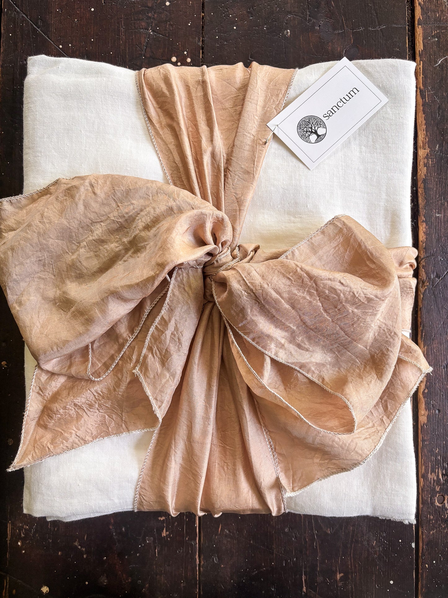 Lino Collection – Cream Rose Linen Burial Shroud | Sanctum Shrouds