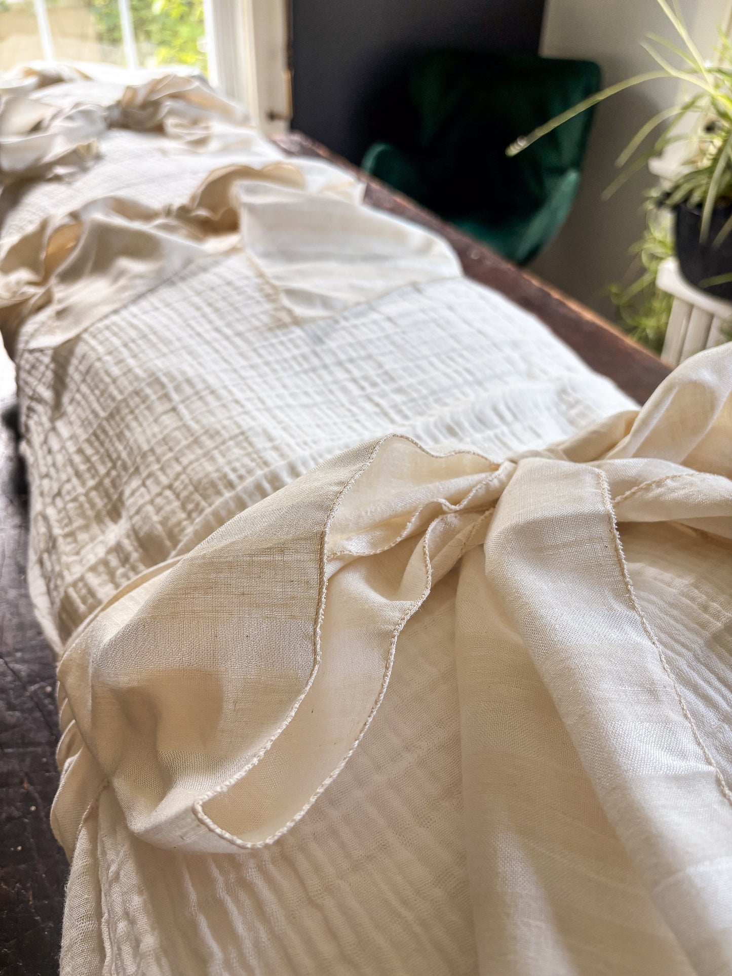 Origine Collection – Undyed Cotton Muslin Burial Shroud | Sanctum Shrouds