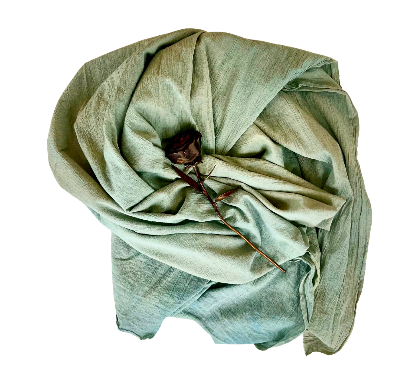 Moonbeam Pet shroud - cotton Sile, indigo turmeric dye